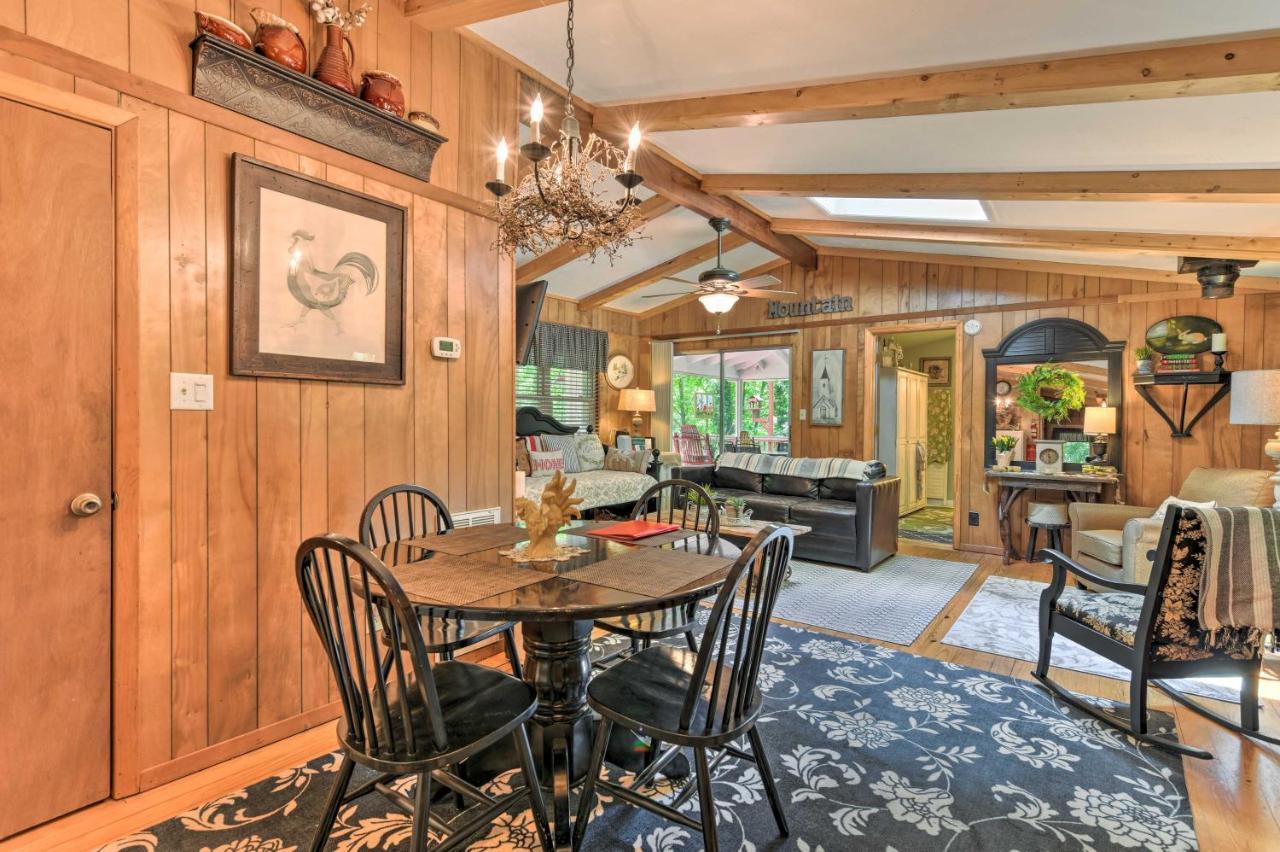 Tranquil Creekside Cottage With Deck And Lanai Franklin Exterior foto